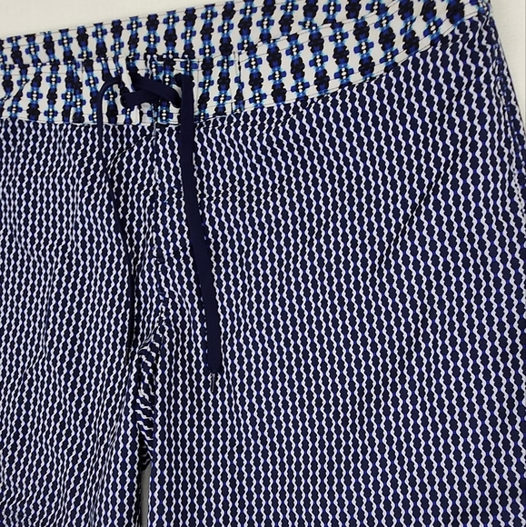 Prana Makenna Drawstring Stretch Indigo Board Shorts. - Picture 3 of 13